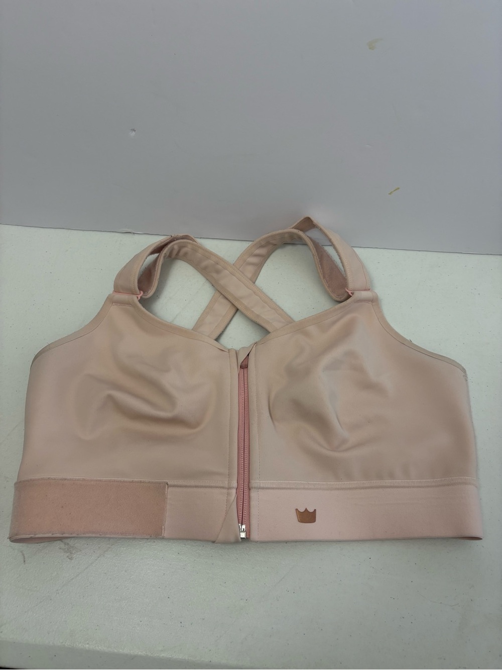 Shefit Blush Pink Flex Sports Bra Size 3Luxe